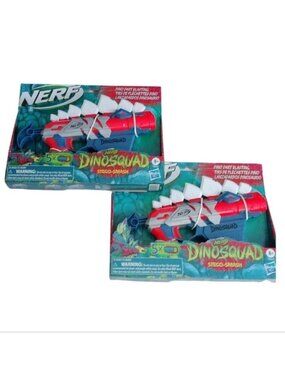 NERF Dinosquad Stego-Smash  Dart Blasters, Set of 2